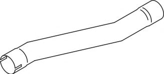 Труба выхлопного газа DINEX 70184