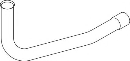 Труба выхлопного газа DINEX 70197