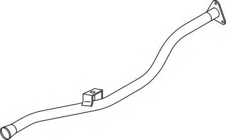 Труба выхлопного газа DINEX 80118