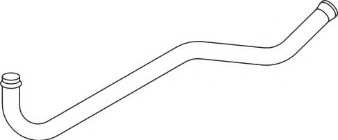 Труба выхлопного газа DINEX 80215