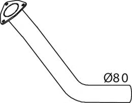 Труба выхлопного газа DINEX 29235