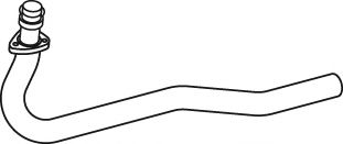 Труба выхлопного газа DINEX 30102