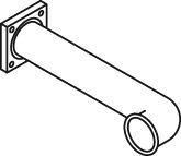 Труба выхлопного газа DINEX 44136