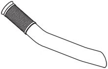 Труба выхлопного газа DINEX 56161