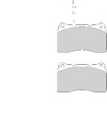 Комплект тормозных колодок, дисковый тормоз NECTO FD7029A
