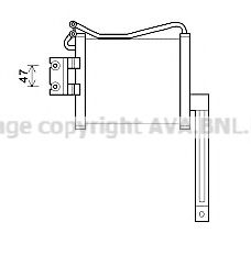 Масляный радиатор, автоматическая коробка передач AVA QUALITY COOLING HY3331
