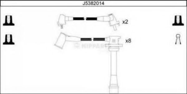 Комплект проводов зажигания NIPPARTS J5382014