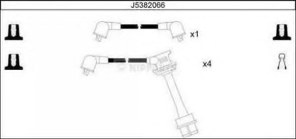 Комплект проводов зажигания NIPPARTS J5382066