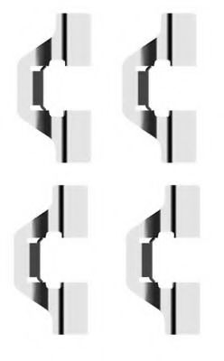 Комплектующие, колодки дискового тормоза MGA A263