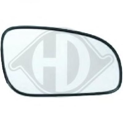 Зеркальное стекло, наружное зеркало DIEDERICHS 7661027