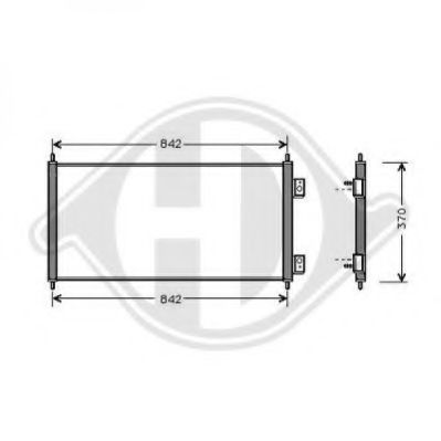Конденсатор, кондиционер DIEDERICHS 8145400