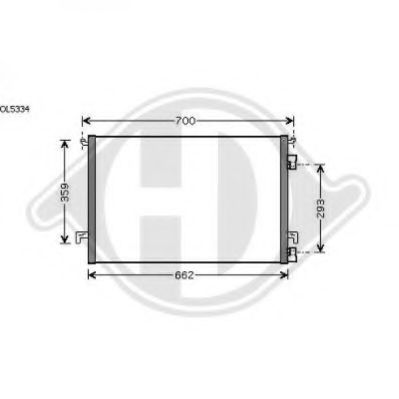 Конденсатор, кондиционер DIEDERICHS 8182518