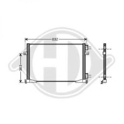 Конденсатор, кондиционер DIEDERICHS 8449500