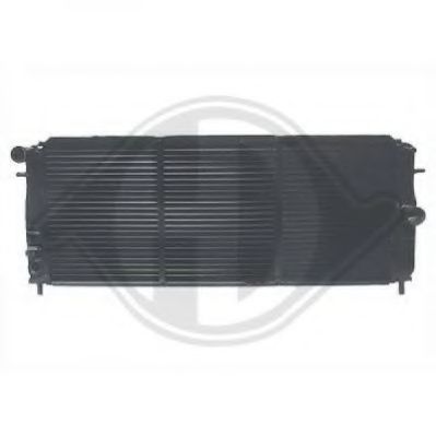 Радиатор, охлаждение двигателя DIEDERICHS 8503891