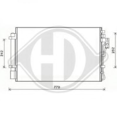 Конденсатор, кондиционер DIEDERICHS 8658600