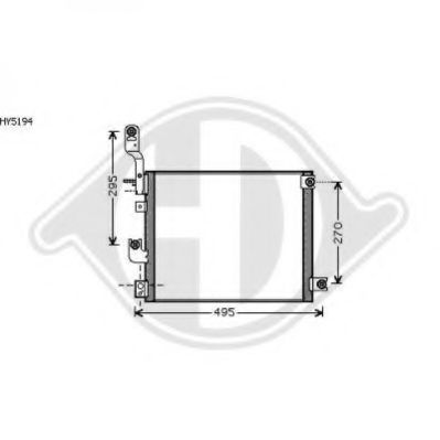 Конденсатор, кондиционер DIEDERICHS 8685107