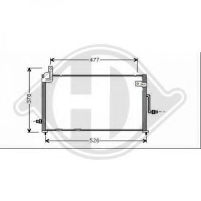 Конденсатор, кондиционер DIEDERICHS 8693011