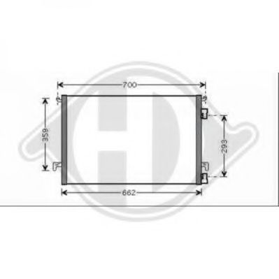 Конденсатор, кондиционер DIEDERICHS 8751402