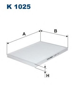 Фильтр, воздух во внутренном пространстве FILTRON K1025