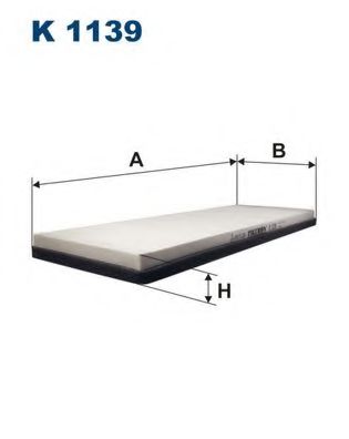 Фильтр, воздух во внутренном пространстве FILTRON K1139