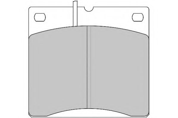 Комплект тормозных колодок, дисковый тормоз ABEX 29064