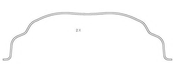 Комплект тормозных колодок, дисковый тормоз ABEX 29099