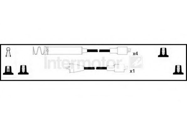 Комплект проводов зажигания STANDARD 73283