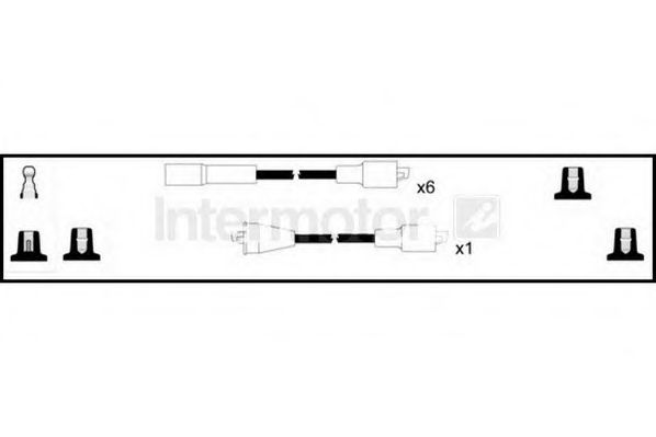 Комплект проводов зажигания STANDARD 73782