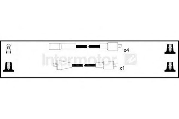 Комплект проводов зажигания STANDARD 76169