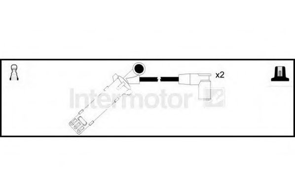 Комплект проводов зажигания STANDARD 83728