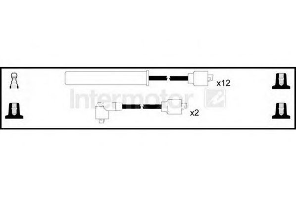 Комплект проводов зажигания STANDARD 83731