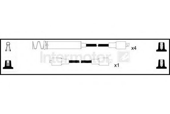 Комплект проводов зажигания STANDARD 76335