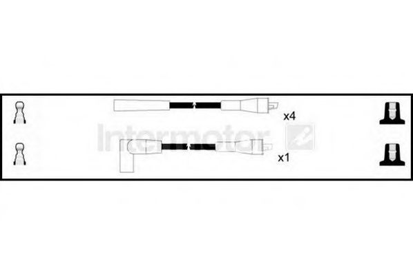 Комплект проводов зажигания STANDARD 73253