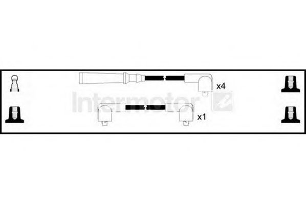 Комплект проводов зажигания STANDARD 73150