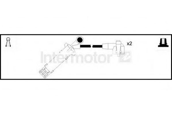 Комплект проводов зажигания STANDARD 83049