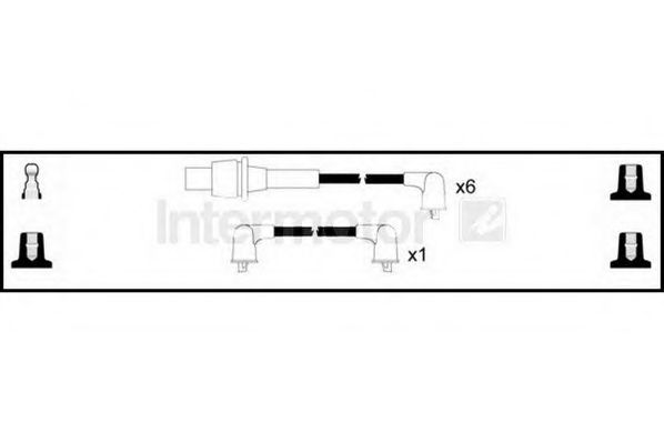 Комплект проводов зажигания STANDARD 83063