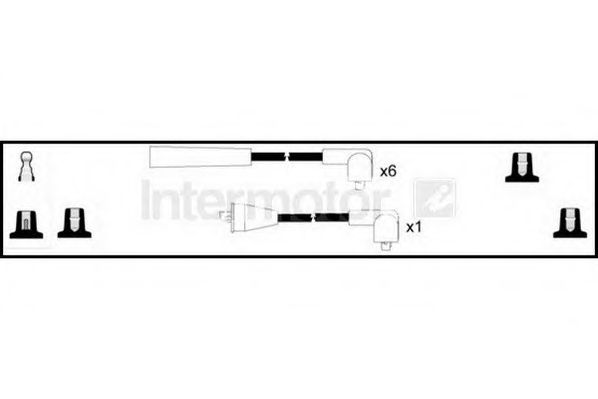 Комплект проводов зажигания STANDARD 73626