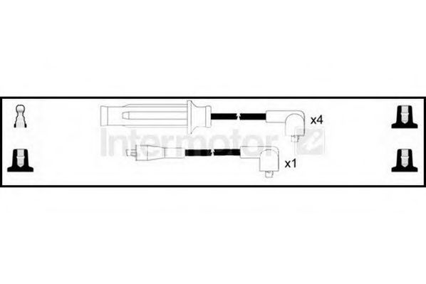 Комплект проводов зажигания STANDARD 73710