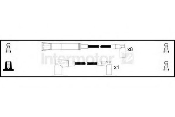 Комплект проводов зажигания STANDARD 73765