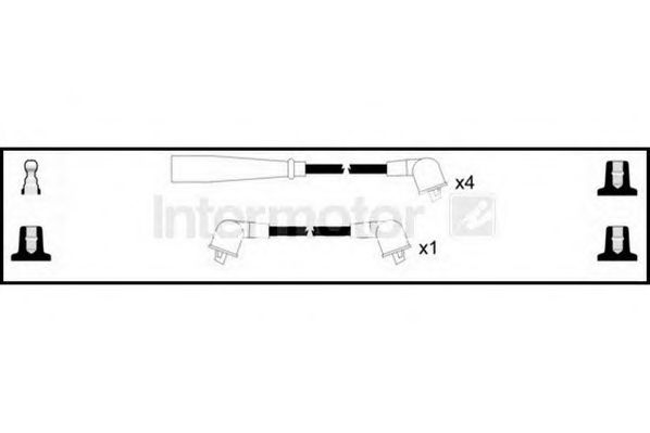Комплект проводов зажигания STANDARD 83089