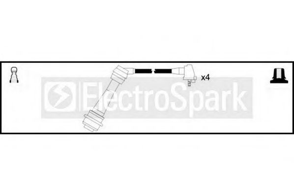 Комплект проводов зажигания STANDARD OEK723