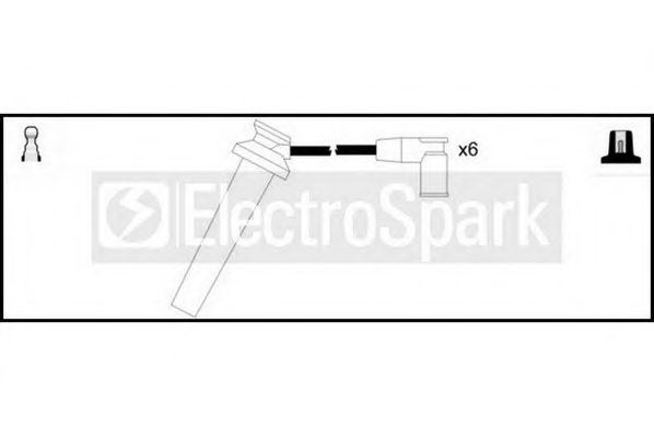 Комплект проводов зажигания STANDARD OEK805