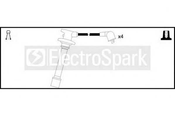 Комплект проводов зажигания STANDARD OEK330