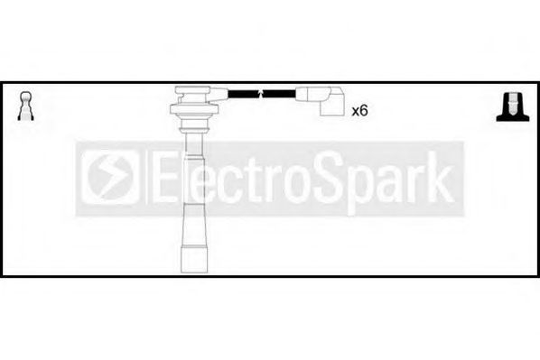 Комплект проводов зажигания STANDARD OEK687