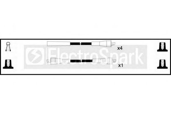 Комплект проводов зажигания STANDARD OEK734