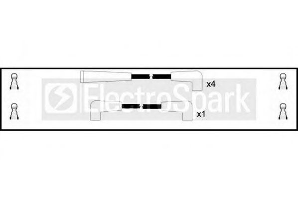 Комплект проводов зажигания STANDARD OEK094