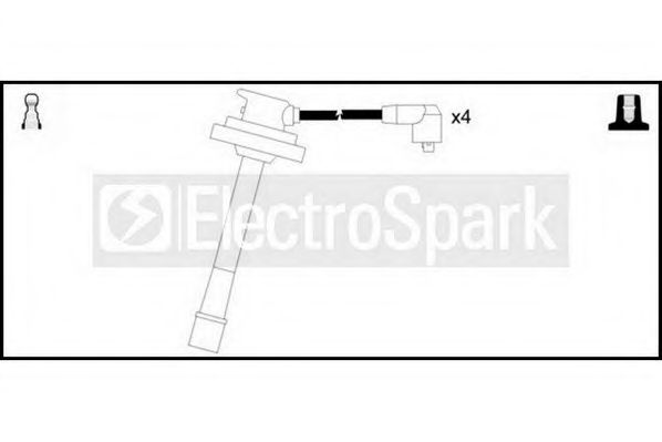 Комплект проводов зажигания STANDARD OEK350