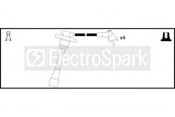 Комплект проводов зажигания STANDARD OEK243