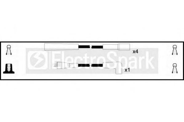 Комплект проводов зажигания STANDARD OEK267