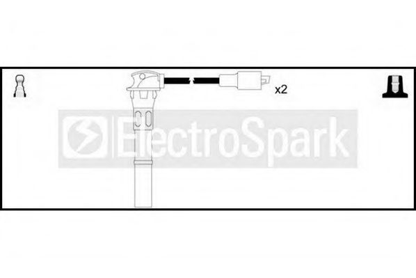 Комплект проводов зажигания STANDARD OEK680